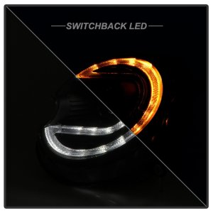 Mini Cooper Headlights - SPYDER - V2 Xenon/HID Only Projector - Black - `07-`12