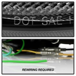 Mini Cooper Headlights - SPYDER - V2 Xenon/HID Only Projector - Black - `07-`12