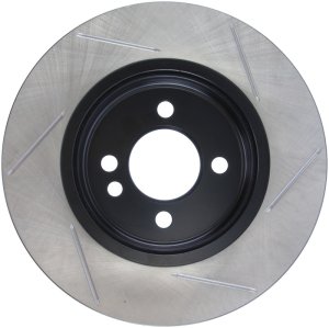 Mini Cooper Brake Rotor(s) (1) - Front Right - Stoptech - Slotted Sport - Black E-Coated - `02-`06