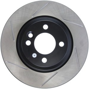 Mini Cooper Brake Rotor(s) (1) - Front Right - Stoptech - Slotted Sport - Black E-Coated - `02-`06