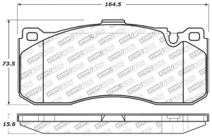Mini Cooper Brake Pads - Front - Stoptech - Sport - `12-`14