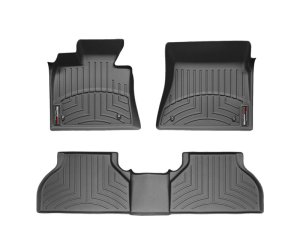 Mini Coupe Floor Mats - Rear - WeatherTech - FloorLiner DigitalFit - Black - `12-`27