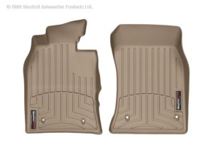 Mini Cooper FloorLiner - Front - WeatherTech - DigitalFit - Tan - `02-`06