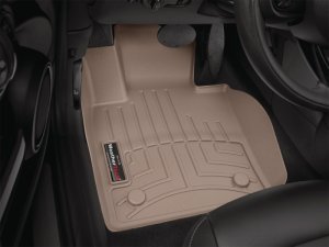 Mini Hardtop FloorLiner - Front - WeatherTech - DigitalFit - Tan - `14-`27
