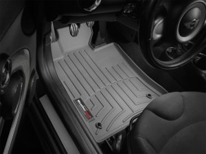 Mini Coupe FloorLiner - Front - WeatherTech - DigitalFit - Grey - `12-`27