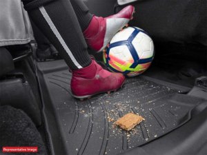 Mini Hardtop FloorLiner - Front - WeatherTech - DigitalFit - Cocoa - `15-`27