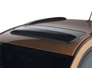 Mini Cooper Sunroof Wind Deflector - WeatherTech - 4mm Thick Tinted Cast Acrylic - Dark Smoke - `02-`06