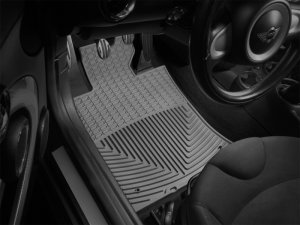 Mini Clubman Floor Mats - Front - WeatherTech - Rubber - Grey - `02-`06
