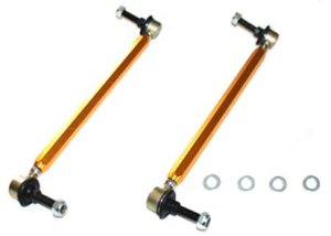 Mini Cooper S Coupe/Convertible Sway Bar Links - Front - Whiteline - Adjustable Ball End Links - `02-`06