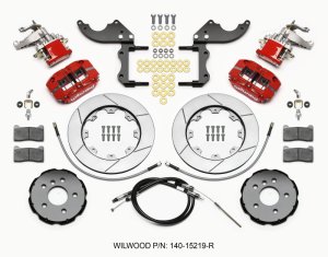 Mini Cooper Brake Kit - Rear - Wilwood - Dynapro Radial4 / MC4, 12.19