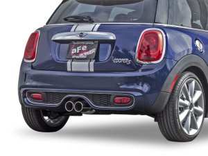 Mini Cooper Performance Exhaust - Rear Center - aFe - Cat Back, MACH Force-Xp - Polished - `14-`17