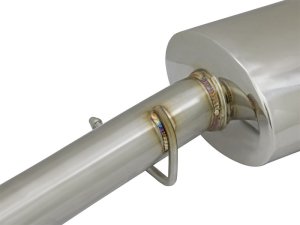 Mini Cooper Performance Exhaust - Rear Center - aFe - Cat Back, MACH Force-Xp - Polished - `14-`17