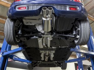 Mini Cooper Performance Exhaust - Rear Center - aFe - Cat Back, MACH Force-Xp - Polished - `14-`17
