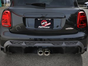 Mini Cooper Performance Exhaust - aFe - MACH Force-Xp 3in to 2-1/2in 304SS Cat-Back Exhaust - Polished - `14-`24