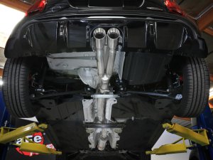 Mini Hardtop Performance Exhaust - aFe - MACH Force-Xp 3in to 2-1/2in 304SS Cat-Back Exhaust - Polished - `15-`24