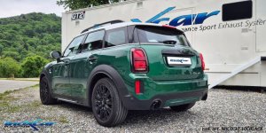 MINI Countryman Performance Exhaust - InoXcar - Axle Back - Black Tips - Muffled - 2.0 Cooper S (F60) `21+