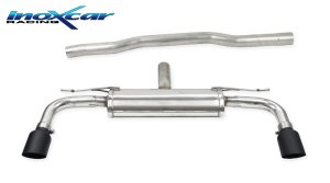 MINI Countryman Performance Exhaust - InoXcar - Axle Back - Black Tips - Muffled - 2.0 Cooper S (F60) `21+