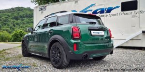 MINI Countryman Performance Exhaust - InoXcar - Axle Back - Black Tips - Integrated Valves - 2.0 Cooper S (F60) `21+