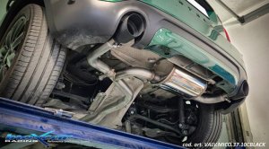 MINI Countryman Performance Exhaust - InoXcar - Axle Back - Black Tips - Integrated Valves - 2.0 Cooper S (F60) `21+
