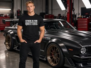 MADNESS Autoworks T-Shirt - STOCK IS FOR QUITTERS MADNESS Autoworks T-Shirt - STOCK IS FOR QUITTERS