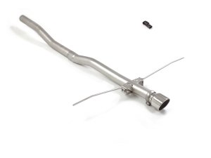 MINI Convertible Performance Exhaust by Ragazzon - Non-Resonated - Axle Back - Center Exit/ Polished Tip - F67 - JCW MINI Convertible Performance Exhaust by Ragazzon - Non-Resonated - Axle Back - Center Exit/ Polished Tip - F67 - JCW