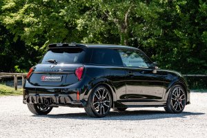 MINI Hardtop (3-door) Performance Exhaust by Ragazzon - w/ Valve- Axle Back - Center Exit/ Stainless Steel Tip - F66 - JCW MINI Hardtop (3-door) Performance Exhaust by Ragazzon - w/ Valve- Axle Back - Center Exit/ Stainless Steel Tip - F66 - JCW