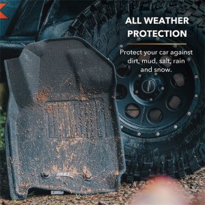 Mini Countryman Floor Mats - Front - 3D MAXpider - Kagu - Tan - `11-`16