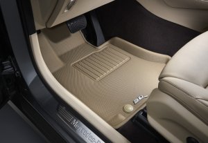 Mini Countryman Floor Mats - Front - 3D MAXpider - Kagu - Tan - `11-`16