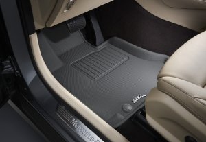 Mini Clubman Floor Mats - Front - 3D MAXpider - Kagu - Gray - `16-`21
