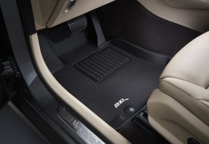 Mini Countryman Floor Mats - Front - 3D MAXpider - Kagu - Black - `17-`19