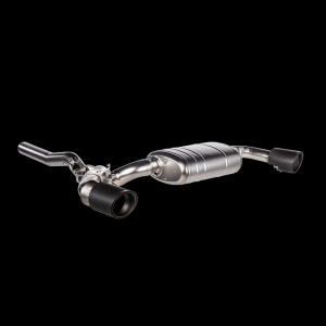 Mini Clubman All4 Performance Exhaust - Akrapovic - Slip-On Line - Titanium w/Carbon Tips - 2020