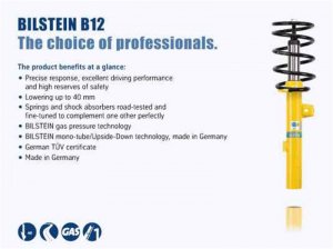 Mini Cooper Clubman Coilover Suspension Kit - Front + Rear - Bilstein - B12 (Pro-Kit) - 2008