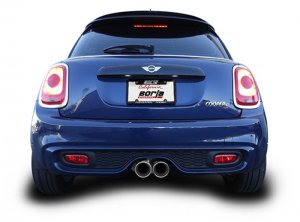 Mini Cooper S F56 Performance Exhaust - Rear - Borla - S-Type Axle Back - `14-`24