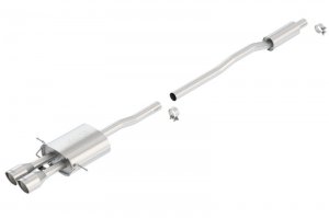 Mini Cooper S Hardtop R56 Performance Exhaust - Borla - Cat Back S-Type - `07-`13
