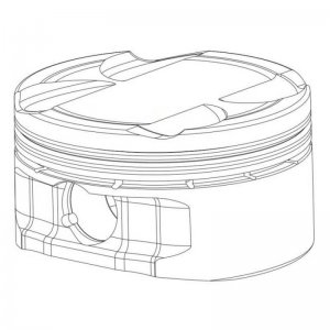 Mini Cooper S Piston - CP Pistons - Forged - Single - `02-`06
