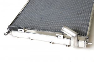 Mini Cooper S R53 Radiator - CSF - High-Performance All-Aluminum with B-Tube Technology - Smooth Satin Finish - `02-`06