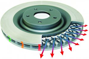 Mini Cooper R56 Brake Rotor (1) - Front - DBA - Street Slot&Drill - Gold - `06-`13