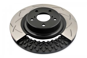 Mini Cooper JCW Brake Rotors (2) - Front - DBA - 5000 Series Slotted - Black - 2017