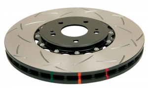 Mini Cooper Brake Rotors - Front - DBA - 5000 T3 Series Slotted - 2003