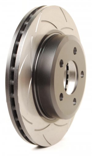 Mini Cooper Brake Rotor(s) (1) - Rear - DBA - T2 Street Slotted Series - `02-`06