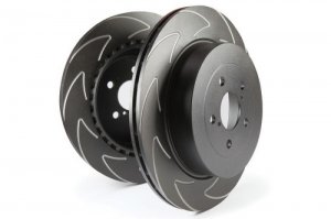 Mini Countryman (R60) Cooper S Brake Rotors (2) - Front - EBC - BSD V Slot Configuration - `10-`16