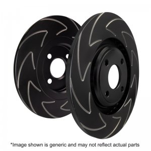 Mini Countryman R60 Cooper Brake Rotors (2) - Rear - EBC - BSD Series Sport Rotor w/Ultra Quiet V Slot Configuration - `10-`16