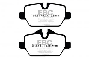 Mini Countryman Brake Pads - Rear - EBC - Greenstuff 2000 Series Sport - 2010