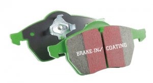 Mini Cooper Hardtop JCW Brake Pads - Front - EBC - Greenstuff 2000 Series - 2015