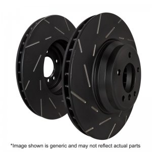 Mini Countryman Cooper S Brake Rotors (2) - Front - EBC - USR Slotted Rotors - 2010