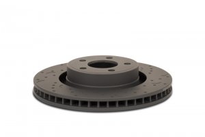 Mini Cooper Base Conv. Brake Rotors (2) - Front - Hawk Performance - Talon Cross Drilled And Slotted Rotors - 2007