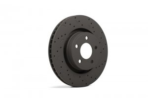 Mini Cooper Base Conv. Brake Rotors (2) - Front - Hawk Performance - Talon Cross Drilled And Slotted Rotors - 2007