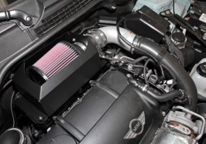 Mini Cooper S Performance Air Intake - K&N Engineering - Typhoon - Black - `11-`13