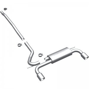 Mini Countryman Performance Exhaust - Rear - Magnaflow - Touring Series Cat Back, Dual Split Rear Exit - Stainless - `11-`16