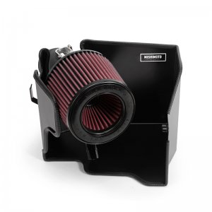 Mini Cooper S Performance Air Intake - Mishimoto - Wrinkle Black - Black - `14-`18